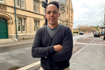 Man standing outside 